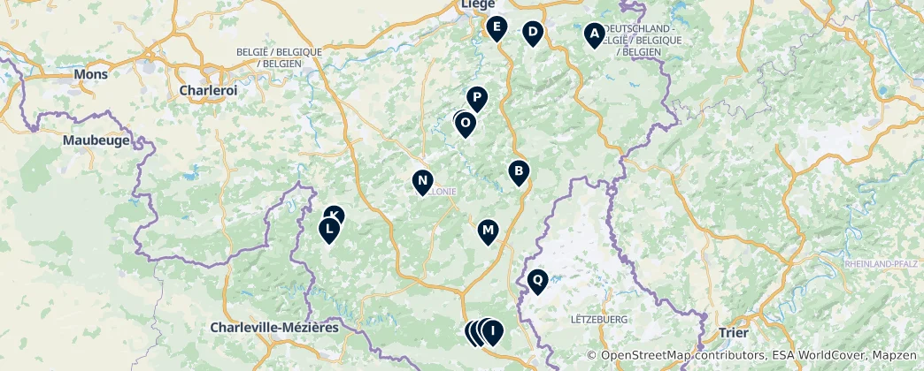 Mappa di Local Crafts and Breweries