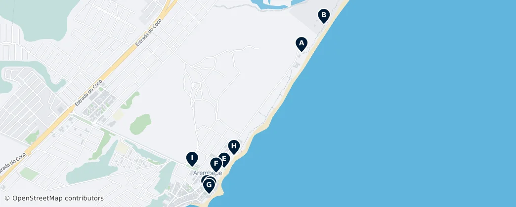 Arembepe Essentials — Map