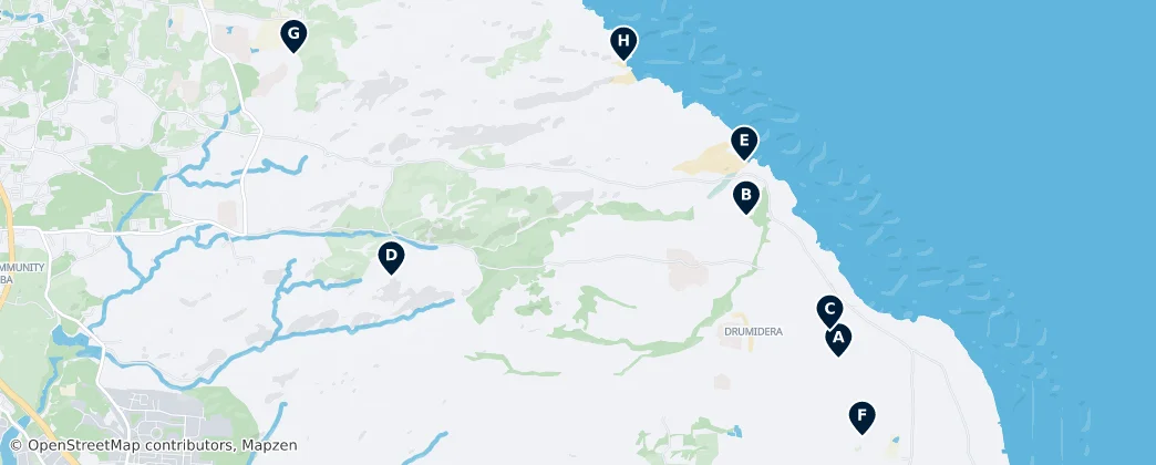 Map of Arikok National Park Unmissables