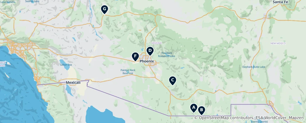 Mappa di Historic & Iconic Stays
