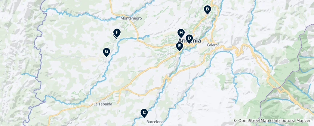 Mappa di Armenia Essentials