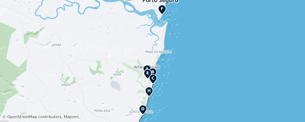 Arraial D'Ajuda Essentials — Harita