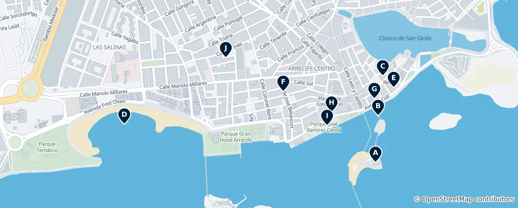 Mapa Arrecife Essentials