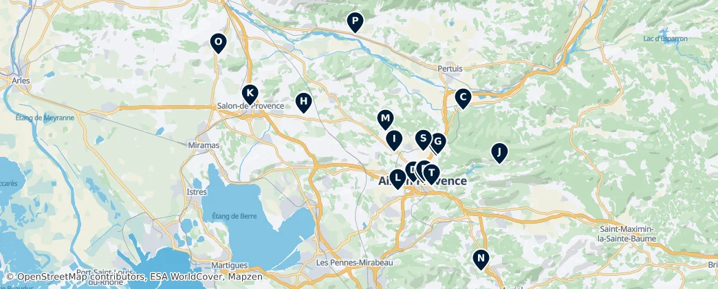 Mapa Castles and Manor Houses