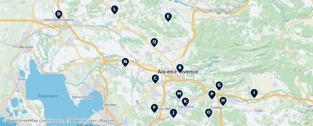 Mapa Museums and Art Highlights