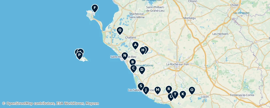 Mapa Regional Heritage Sites