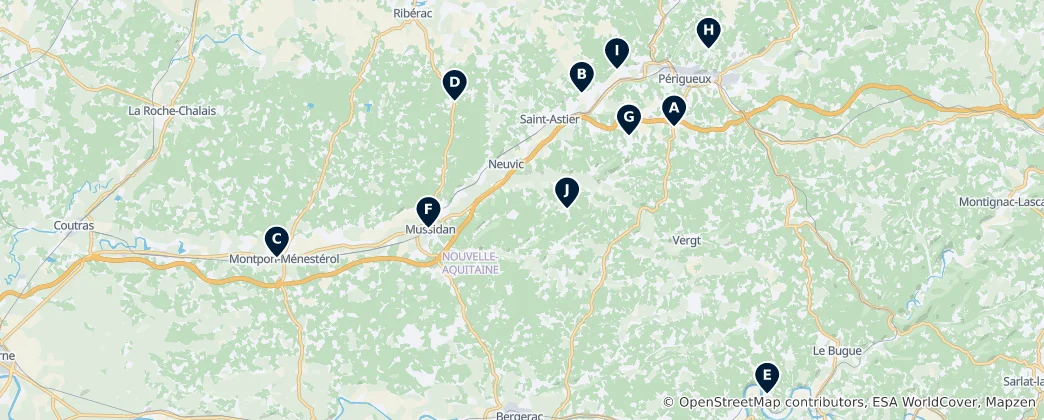 Map of Authentic Regional Cuisine