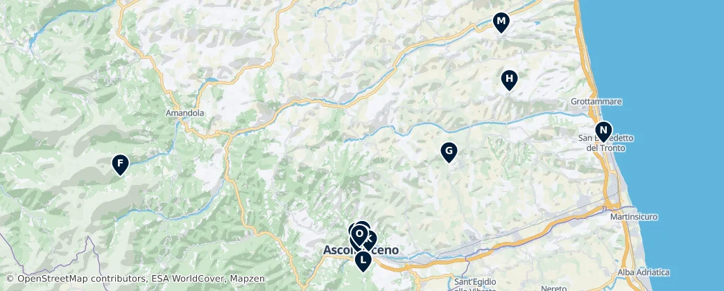 Mapa Historic Churches & Cathedrals
