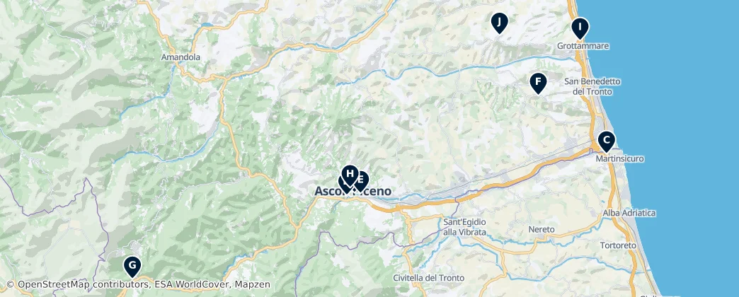Carte de Historic Sites