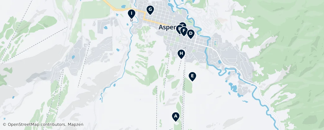 Aspen Essentials — Mapa