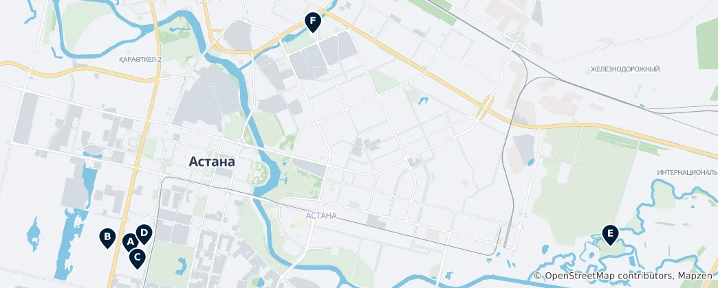 Mapa De Sports & Leisure Venues