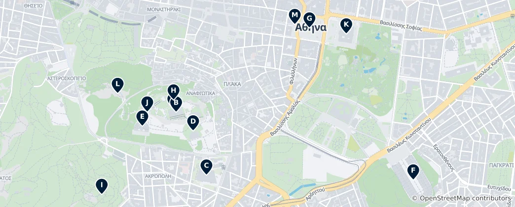 Map of Athens Essentials