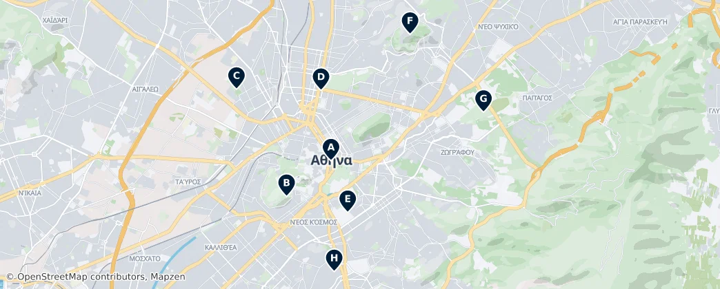 Map of Parks and Recreational Areas