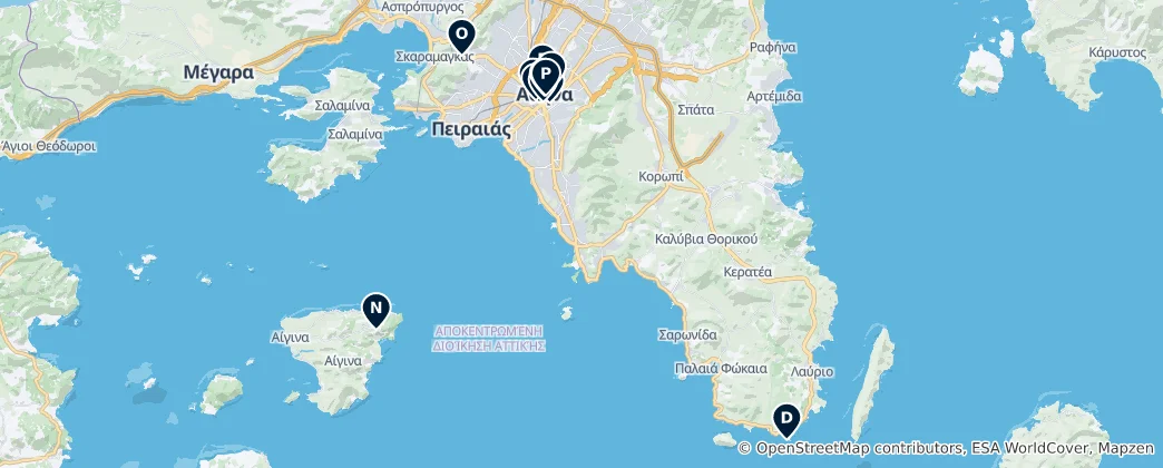 Mapa De Attica Essentials