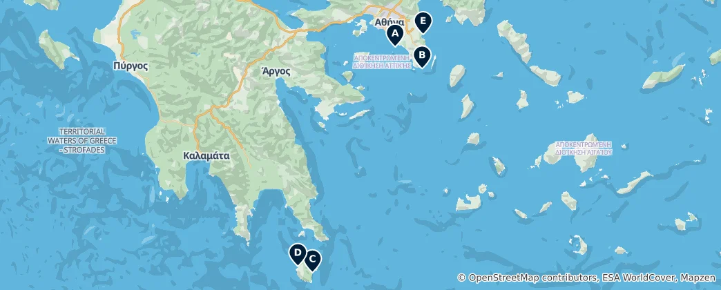 Map of Best Beaches