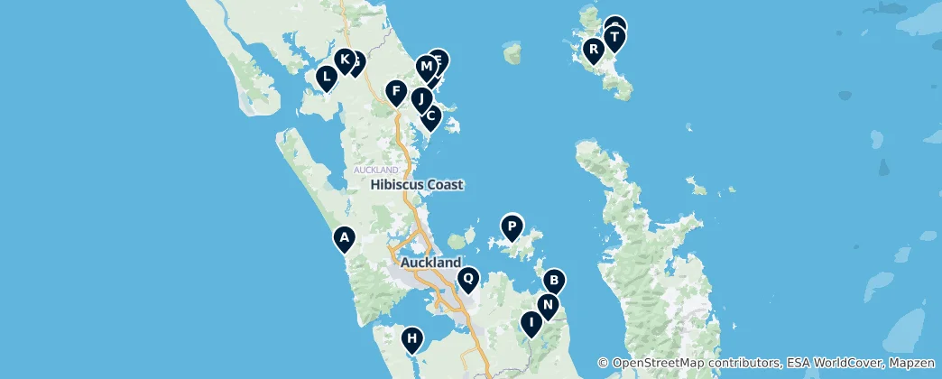 Map of Camping and Caravanning
