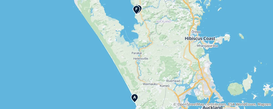 Mapa Exceptional Hidden Gems