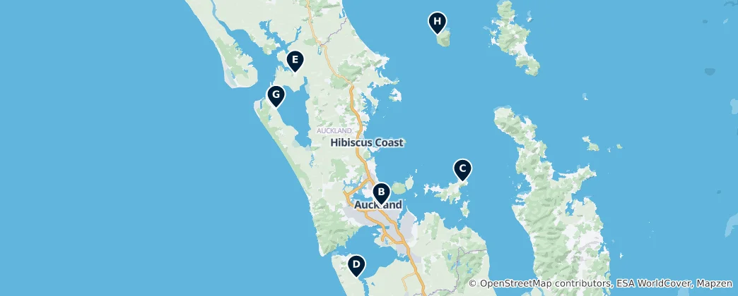 Map of Historical Fortifications & Sites