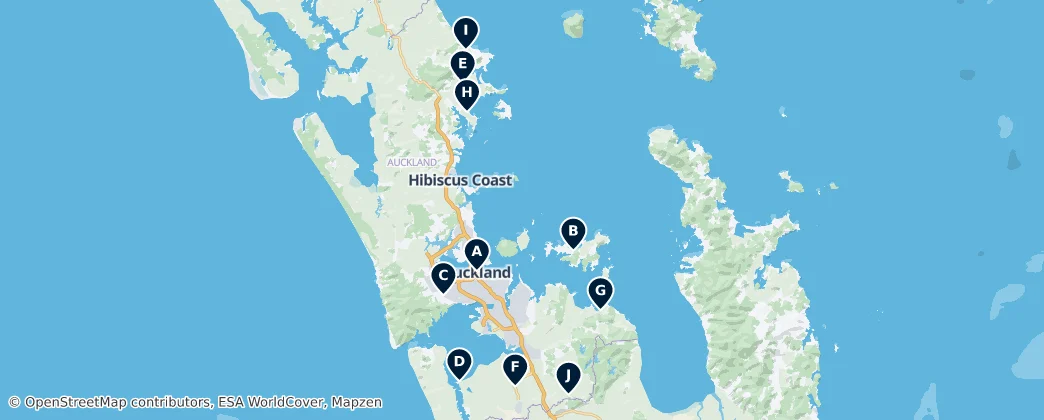 Map of Religious Sites of Interest