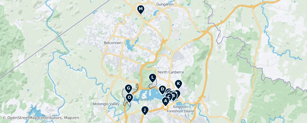 Australian Capital Territory Essentials — Map