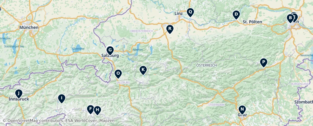 Austria Essentials — Map