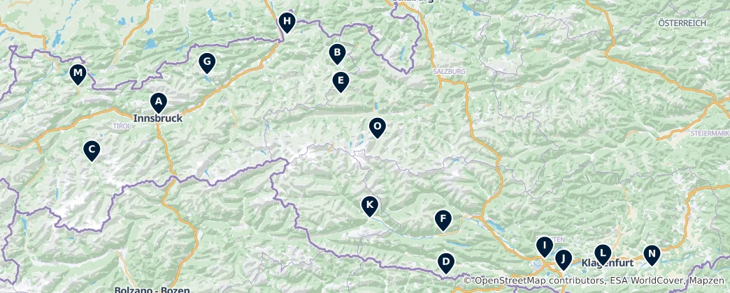 Map of Family Fun & Adventure