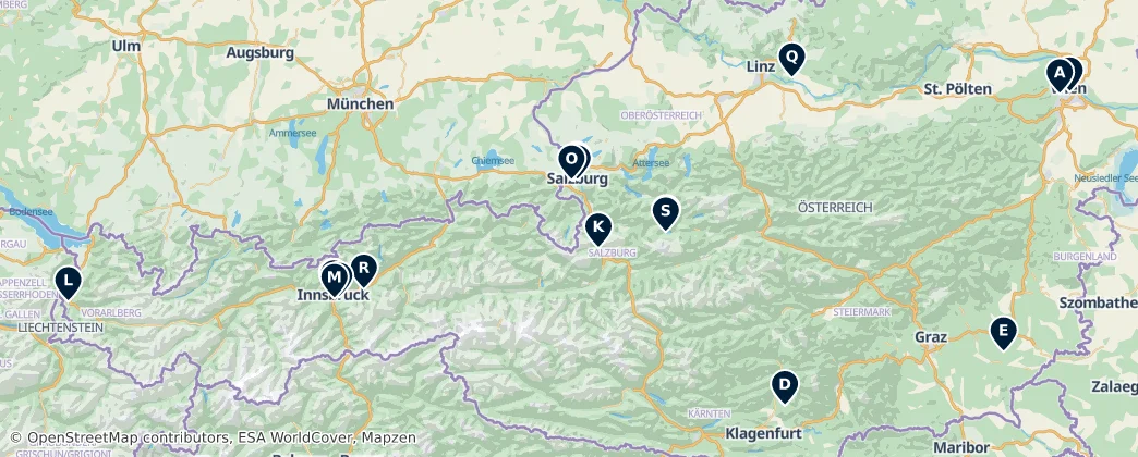 Museums & Castles — Map