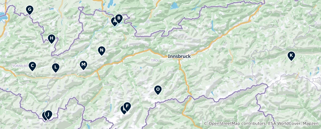 Carte de Natural Landscapes & Outdoors