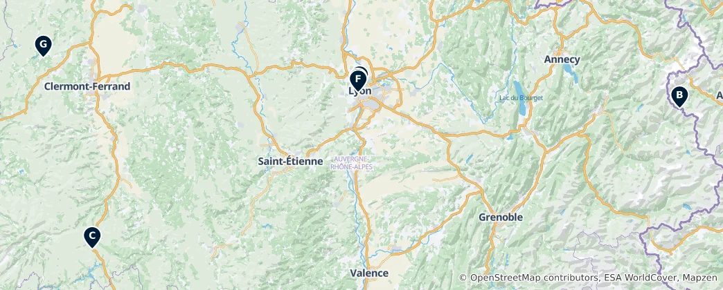 Map of Ancient Archaeological Sites