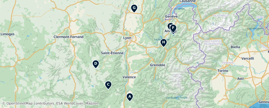 Map of Historic Castles & Fortresses