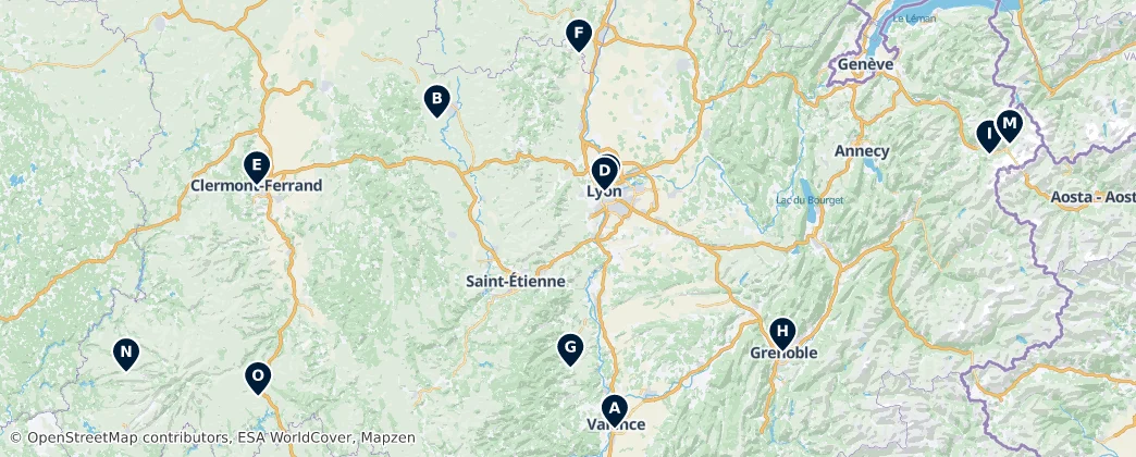 Mapa De Regional Cuisine Highlights