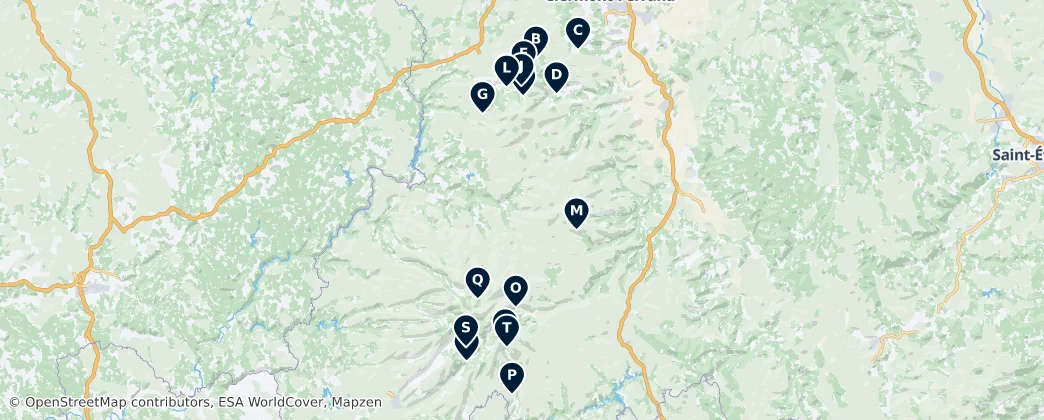 Mapa Natural Water Wonders