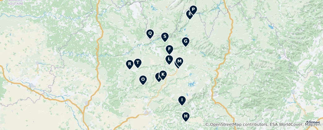 Mapa De Churches and Monasteries