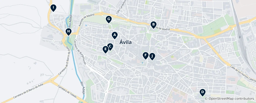 Mapa De Ávila's Absolute Essentials