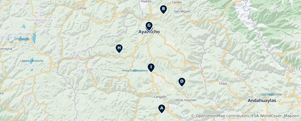 Mapa Ayacucho Essentials
