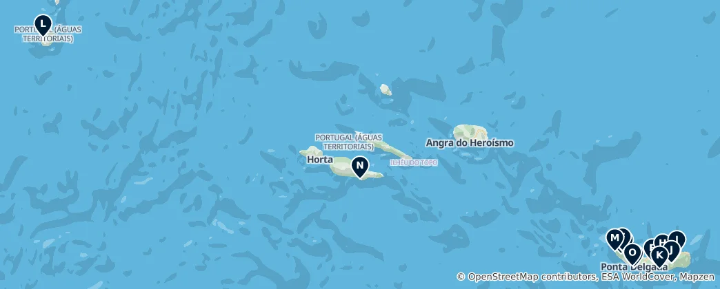 Mappa di Azores Essentials