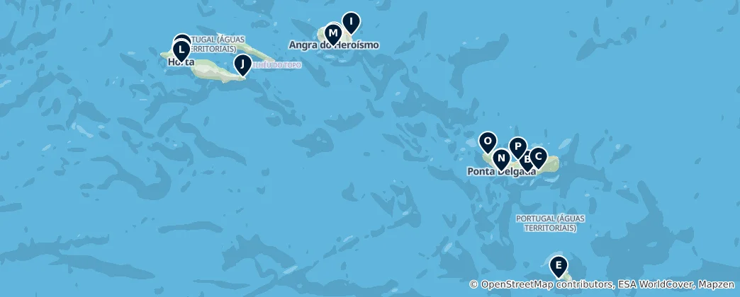 Mapa Historic Churches & Monuments