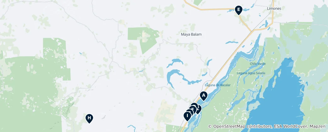 Mappa di Bacalar Essentials