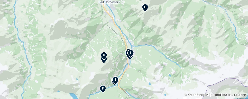 Mappa di Bad Gastein Essentials