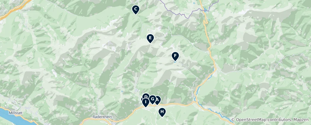 Map of Bad Kleinkirchheim Essentials