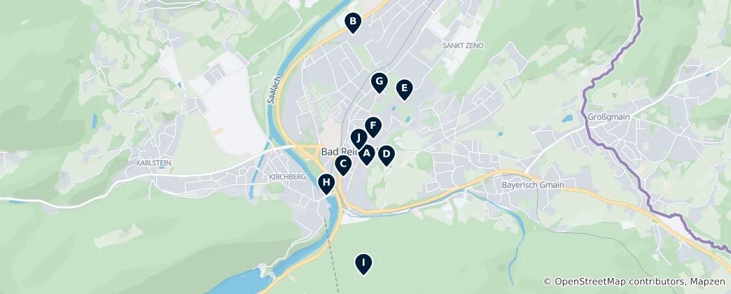 Carte de Bad Reichenhall Essentials