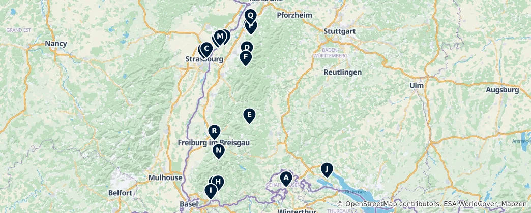 Map of Nature & Water Wonders