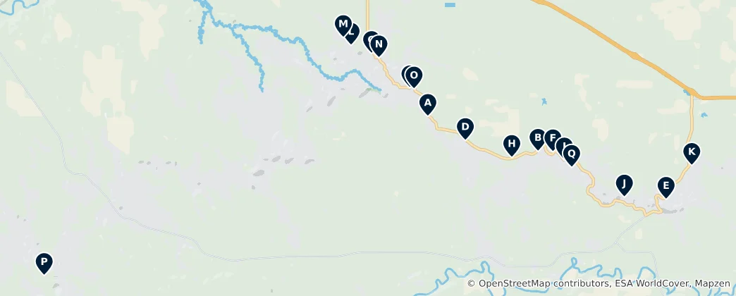 Map of Scenic Viewpoints and Peaks
