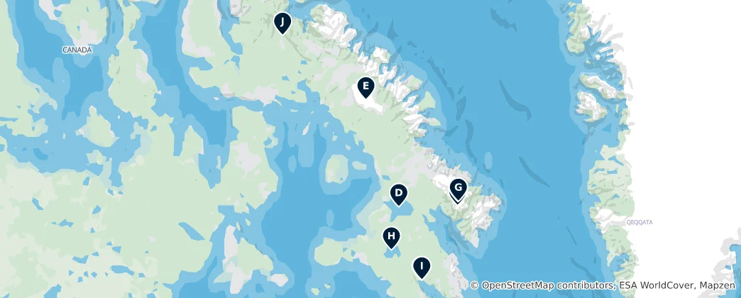 Mappa di Baffin Island Essentials