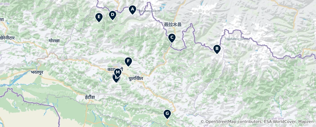 Mapa Bagmati Must-Sees