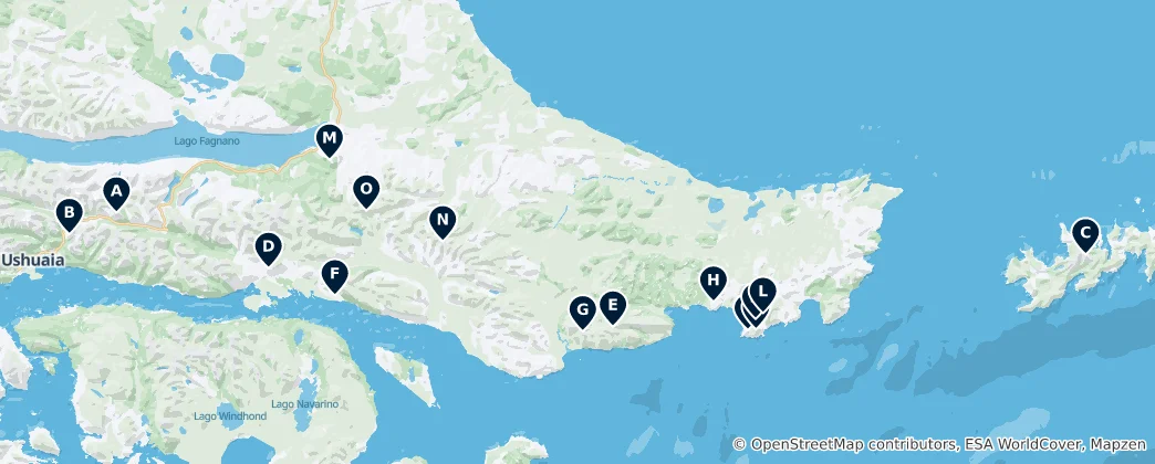 Mappa di Mountain Peaks