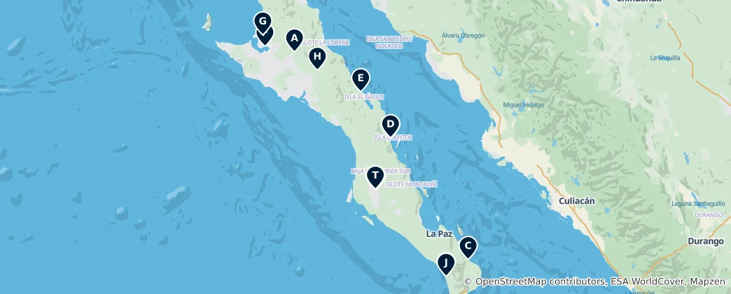 Map of Parks and Campsites