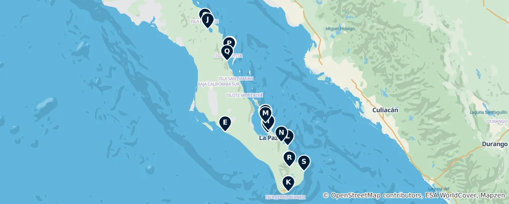 Carte de Spectacular Beaches