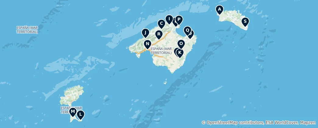 Map of Balearic Religious Heritage