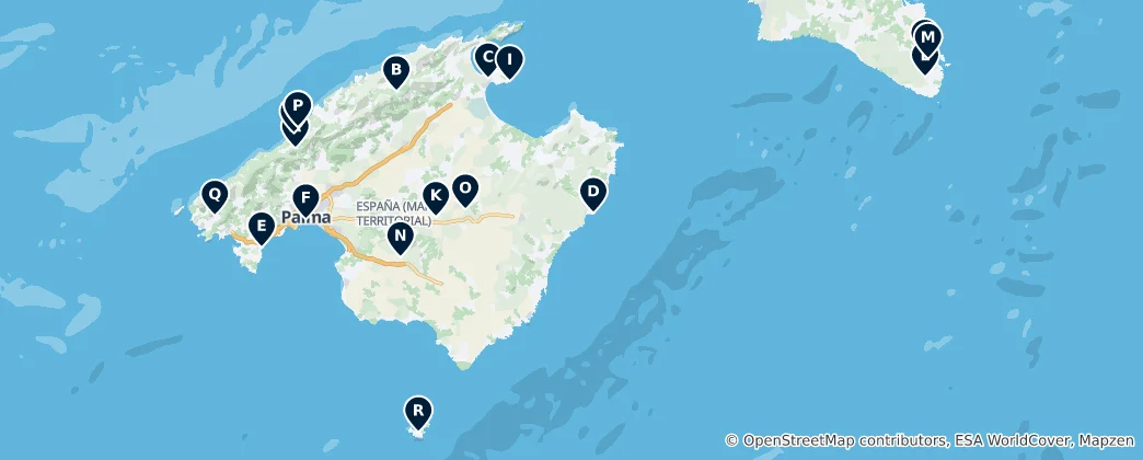 Map of Mallorca's Museums and Heritage